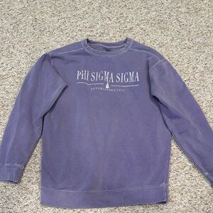 Purple Phi Sigma Sigma Sweatshirt